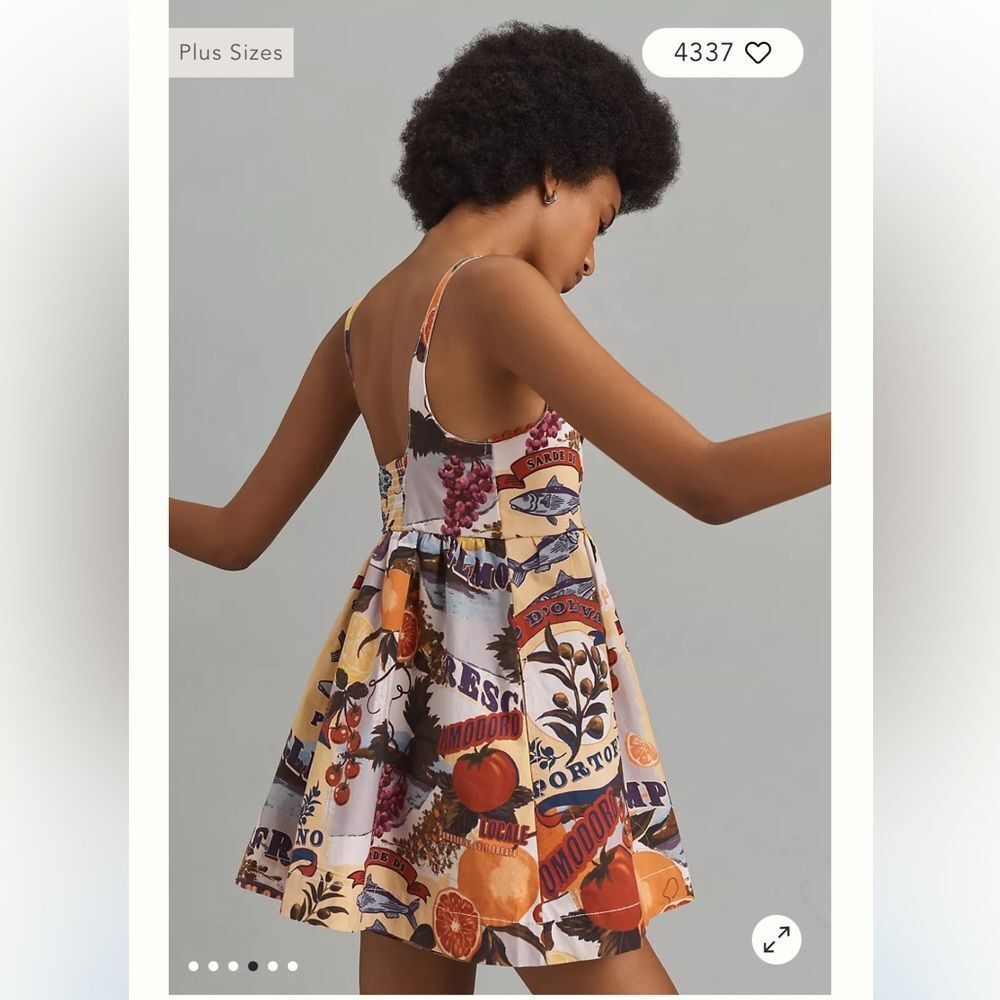 Anthropologie Maeve Layered Bustier Romper - Picture 6 of 11
